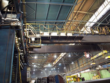 Process Cranes in a steel works